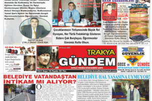 Trakya Gündem Gazetesi 16.Sayı